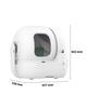 PETKIT Cat Automatic Toilet with Night Vision Compatible with both Drawstring Excretion No Smartphone Sensor Automatic Regular Easy to House Dedicated