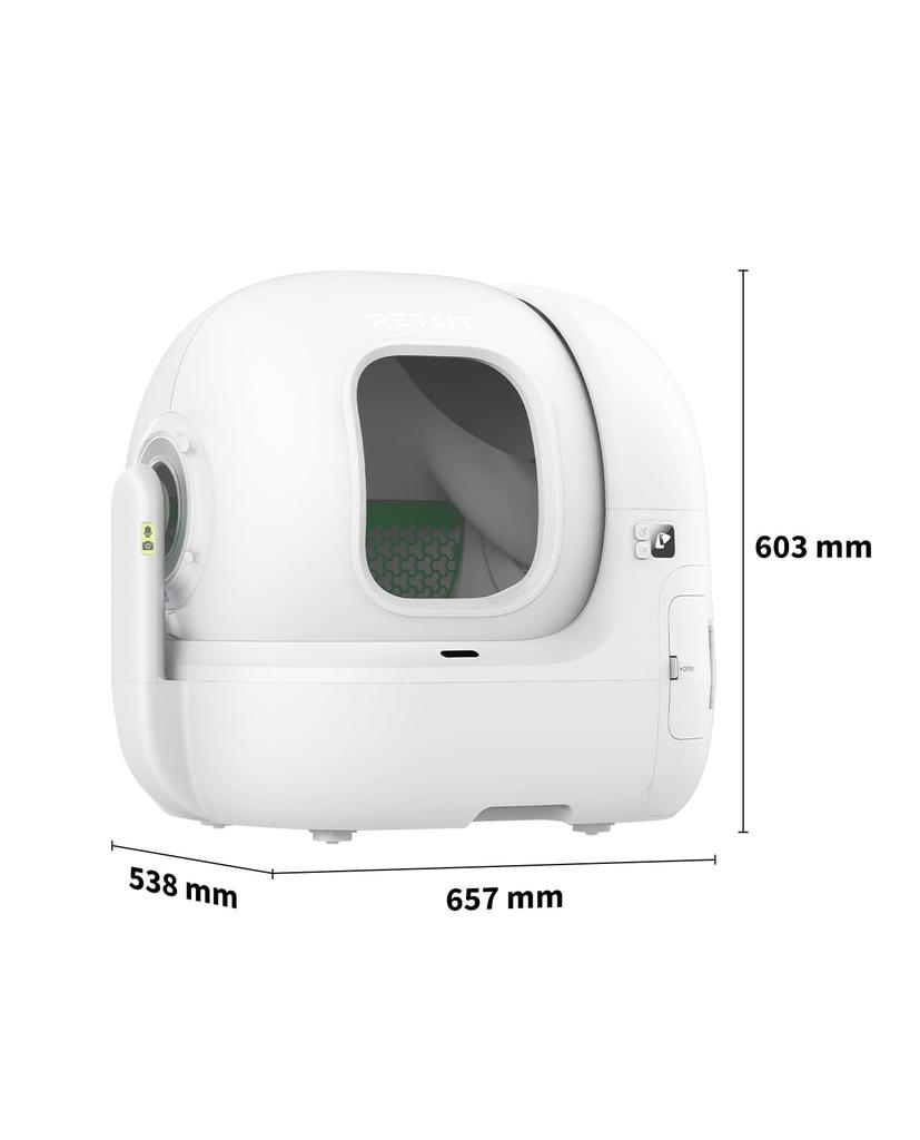 PETKIT Cat Automatic Toilet with Night Vision Compatible with both Drawstring Excretion No Smartphone Sensor Automatic Regular Easy to House Dedicated