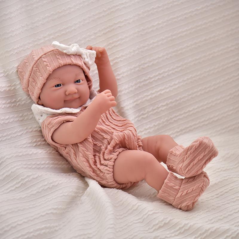 35CM Wasbare Levensechte Zachte Handgeschilderde Simulatie Baby Reborn Pop Kinderen Begeleiden Speelpop