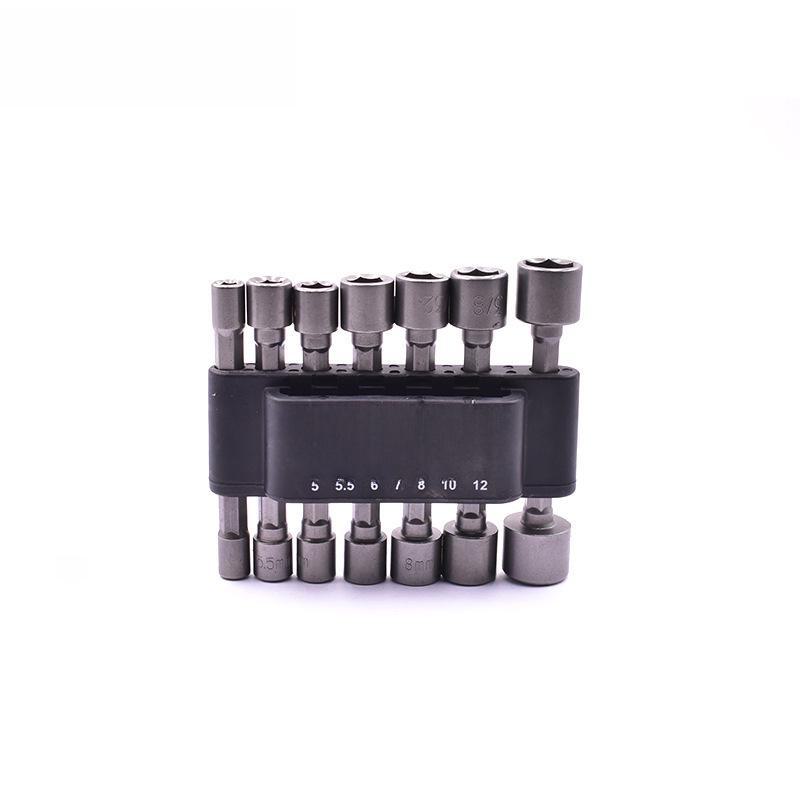 Set da 14 pezzi di bussole pneumatiche non magnetiche metriche e imperiali e avvitatore ad aria elettrico