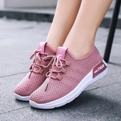 Fashion Women's Tennis Shoes Flat Breathable Mesh Sports Shoes 2024 New Vulcanized Shoes Outdoor Sports Gym Four Seasons Comfortable