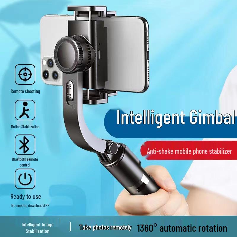 Handheld Multifunctional Mobile Gimbal Stabilizer and Selfie Stick with Tripod for Anti-Shake Live Streaming