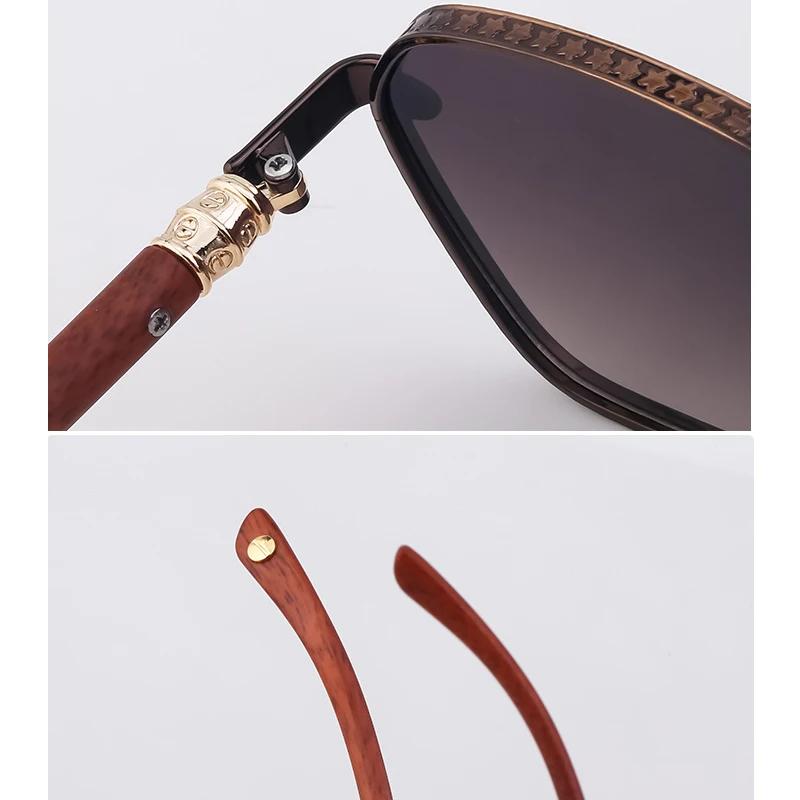 Men Fashion Sunglasses Vintage Polygon Driving Classic Metal Frame Sun Glasses UV400 Gradient Mirror Shades Eyewear