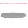 Round Table Rain Cover Outdoor Garden Furniture Waterproof Sun-Proof Protection Garden Patio Rain Covers Oxford Fabric Lining