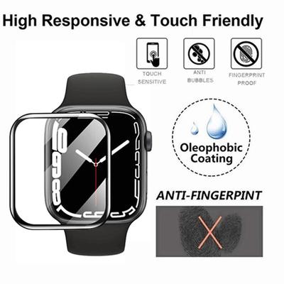 Szkło hartowane 3D z zakrzywionymi krawędziami do zegarka Apple Watch Series 9 8 7 6 5 SE S10 38MM 40MM 41MM Folia ochronna na ekran do zegarka iWatch Ultra 46MM 49MM 45MM 42MM 44MM