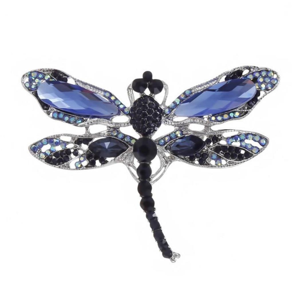 Vintage Chest Flower Pin, Brooch, Silk Scarf Buckle, Diamond Studded Animal Brooch