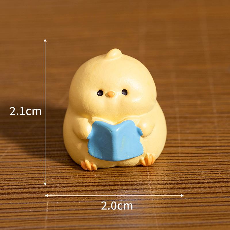 Micro Landscape Cute Casual Happy Chicken DIY Baby House Decoration Accessories Gardening Table Top Car Decoration
