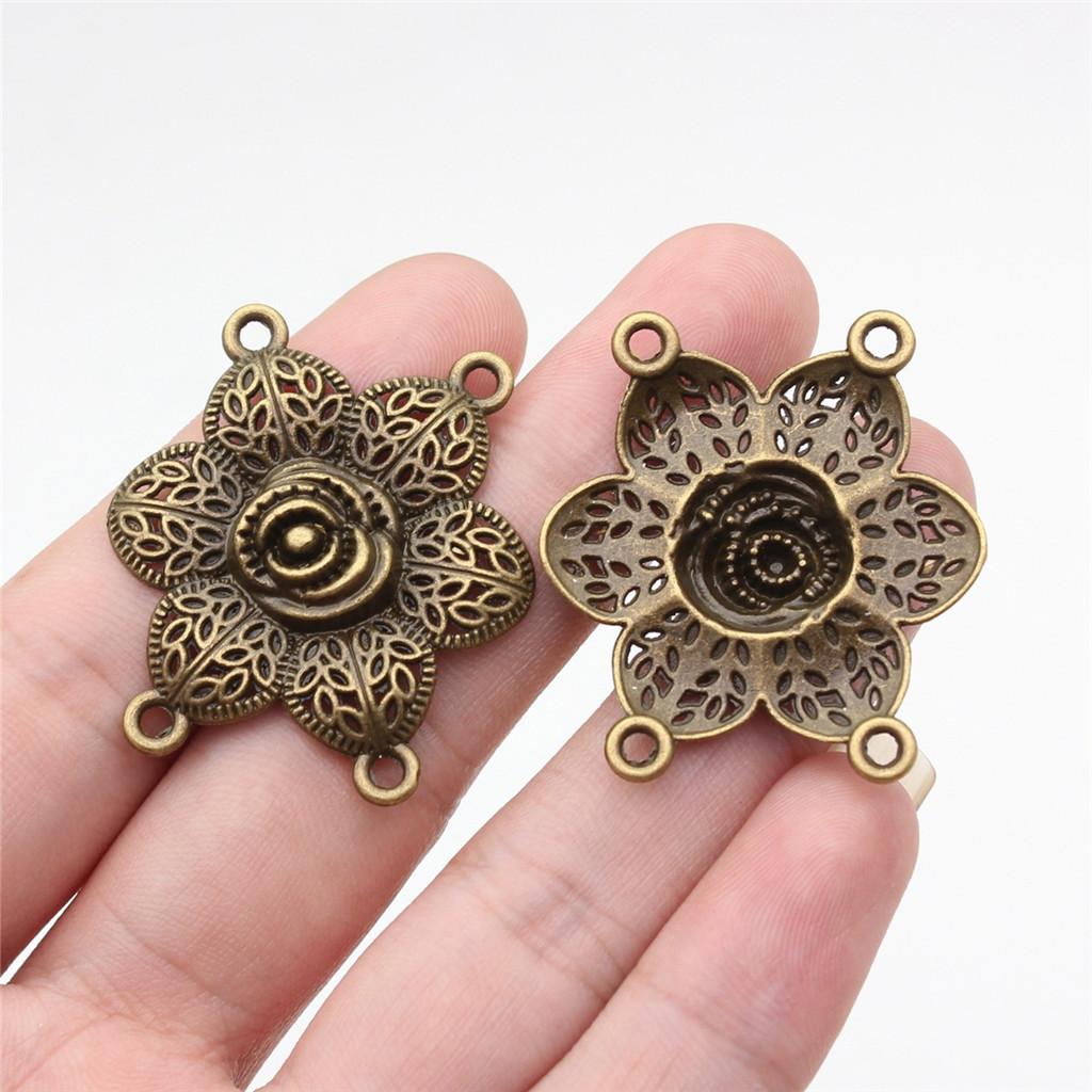 Accessories Parts Four-Hole Necklace Connector Wedding Jewelry Findings TA023