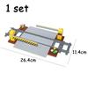 MOC City Train Tracks Flexible Straight Curved Soft Rail Switch DIY Building Block Models Railways Technical Train Parts  Bricks