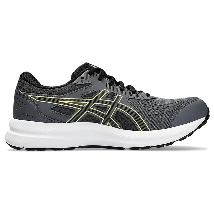 Asics Gel Contend 8 Comfortable Cushioning, Wear Resistant Low top Running Shoes Men's Black Gray 1011B492-026