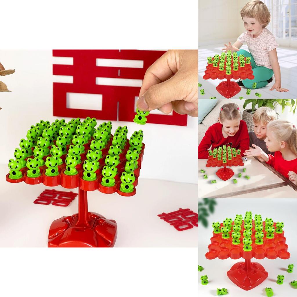 Interactive Frog Balance Tree Desktop Toy For Kids Enhances Motor Skills And Intelligence