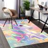 1pc Unicorn Fantasy Office Chair Mat - Anime Cartoon Design, Non-Slip Carpet for Home Decor, Suitable for All Seasons, Perfect Gift for Holidays.H063