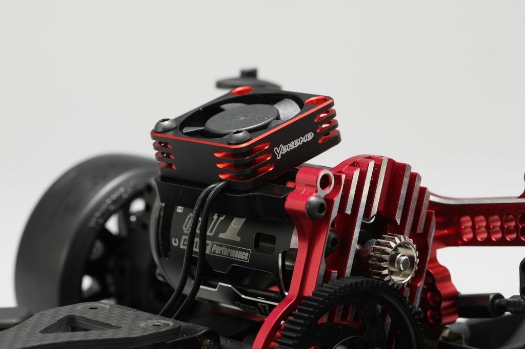 Yokomo 30mm Aluminum Frame Fan Red D-CFRA
