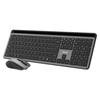 KIT NGS ECLIPSE : KIT CLAVIER ET MOUSE MULTI-MODE SILENCIEUX (2.4GHz, BT1 Et BT2) RECHARGEABLE AVEC 12 TOUCHES MULTI-MEDIA. PPP : 80