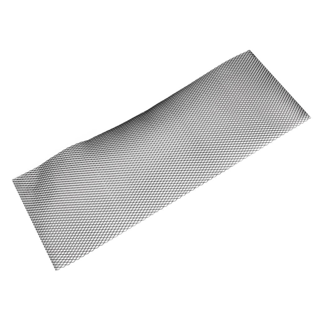 Auto Front Center Gitter Rhombus-Gitter Stabile Struktur Aluminium Universell Passend für Autos Schwarz