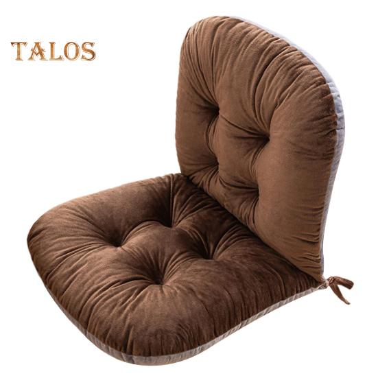 Winter Desk Chair Cushion with Fixing Strap for Anti-slip Thickened Good Elasticity And Softness Keep Warm Office Chair Seat Cushion Rocking Chair