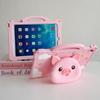 Retractable Stand Protective Case for iPad Air A16 with Pig Design