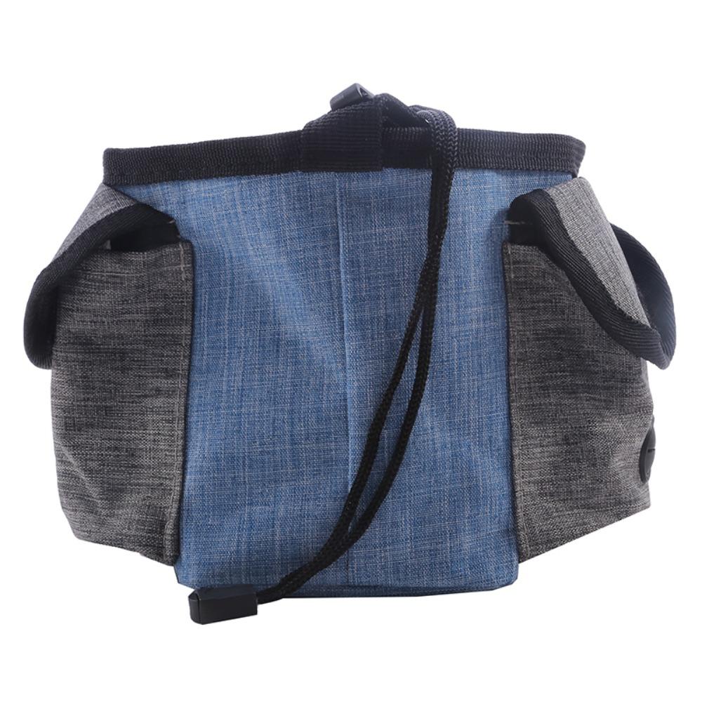 Oxford Dog Training Pouch Large Capacity Dog Snack Bag Detachable Dog Treat Bag  Outdoor