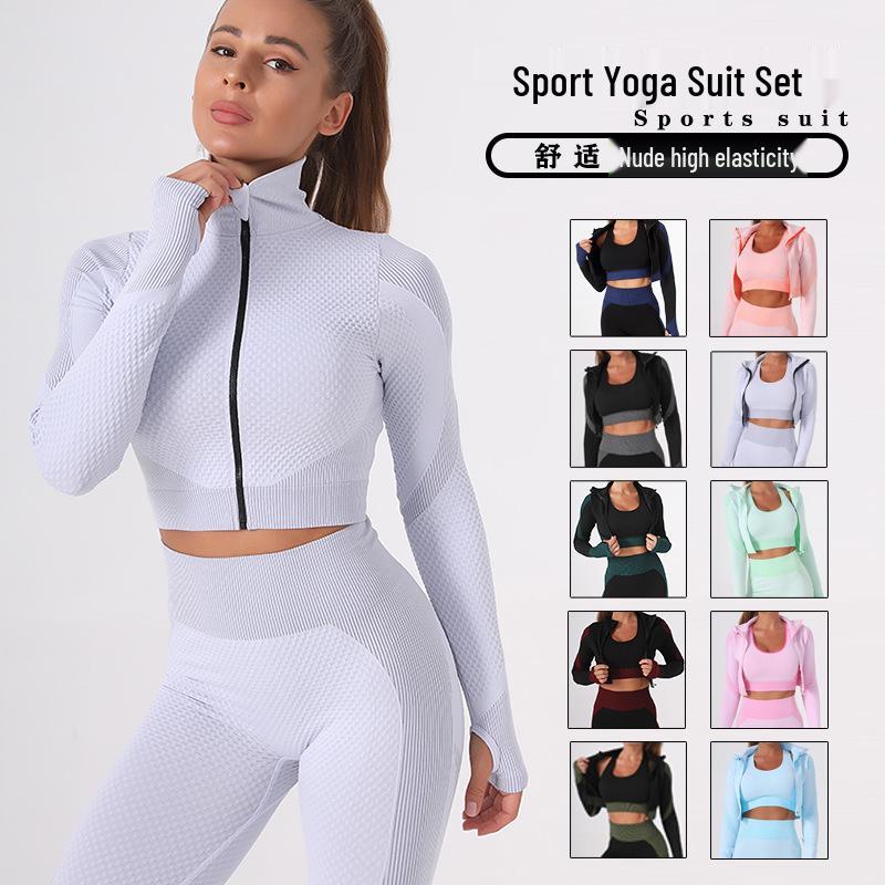 Women's Quick-Dry High-Waisted Slimming Yoga & Running Set