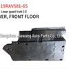 Toyota RAV4 2019 Front Underbody Shield, Part Numbers 58165-0R060 & 58166-0R030
