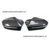 Copertura Specchietto Retrovisore a Forma di Corno in Fibra di Carbonio a Secco Compatibile con BMW Serie 5 G60 e Serie 7 G70.