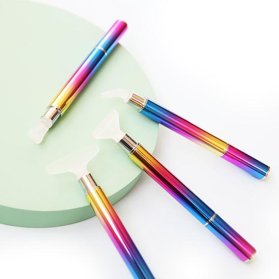 1 set set de instrumente pentru pictura cu strasuri, prindere confortabilă, pix de găurit cu fir colorat, cu capete de schimb pentru bricolaj