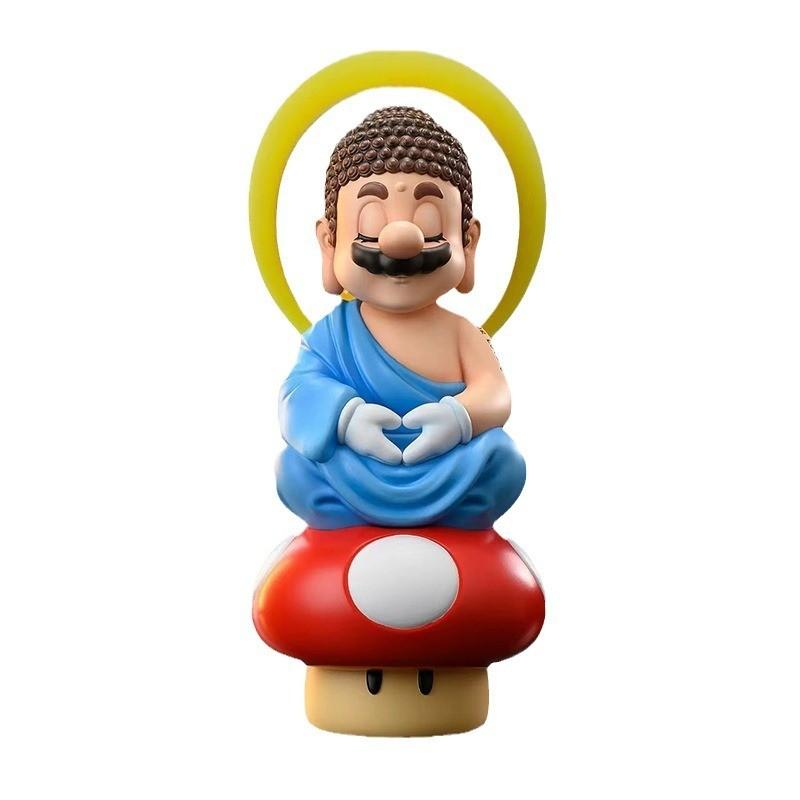 Super Mario Charming Anime Figurine Display With Colorful Water Pipe Style Mario