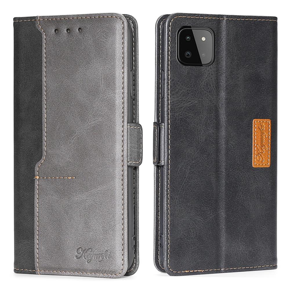 Spleißen Flip Wallet Case für Samsung A32 A22 A10 A11 A52 A72 A82 S20 A12 S21 FE S30 S22 Ultra Note 20 10 PU Leder Abdeckung Karte Slot Telefon Stoßstange