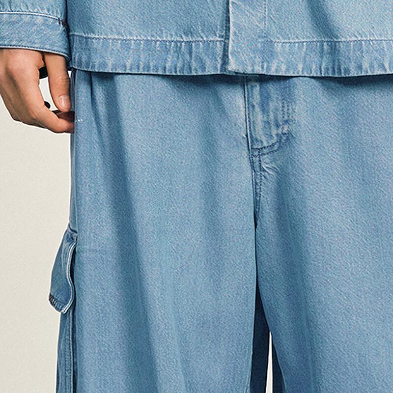 CROQUIS Men's 2025 Autumn Loose Straight-Leg Jeans