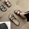 Cool Slippers Women's Summer Wear New Sets of Toes Pinched Feet Seaside Roman Beach Sandals Niche Gentle Evening Breeze
