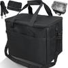 Cooling Soft Cooler 35L Large Capacity Insulated 600D Waterproof Lightweight for Outdoor Convenient Shopping Basket Black 12-Hour RetentionFoldable