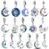 Copper Tree Of Life Pendant Starry Sky Dating Couple Swing Beads Charms Fit Bracelets Luxury Party Diy Jewellery