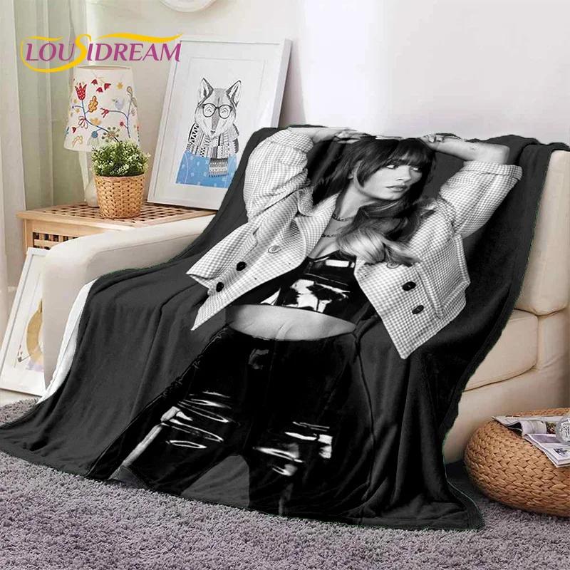 3D Cute Aitana Spanish Singer Soft Blankets,Keep Warm Throw Blanket Comfortable Blanket for Picnic Beds Sofa Home Bedroom Gifts