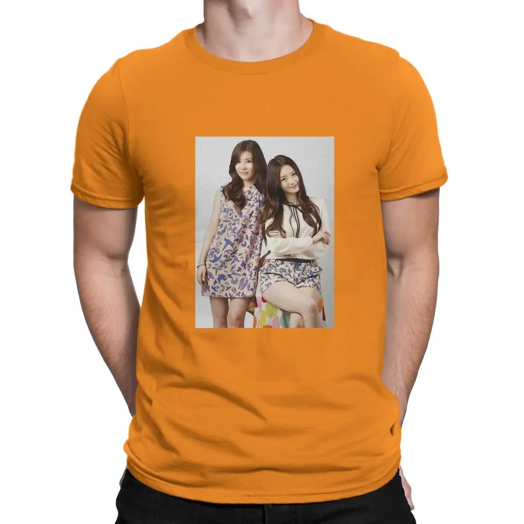Korean Duo Group T Shirts Cotton Casual T-Shirts Round Neck Davichi Tee Shirt Short Sleeve Clothes Gift Idea Unisex