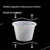 Disposable Round Plastic Food Containers with Lids