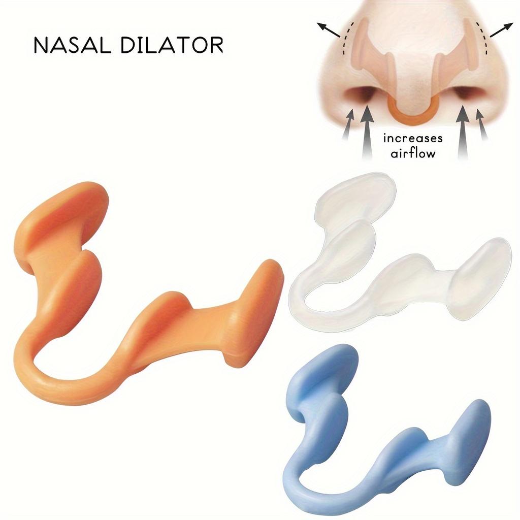 5pcs Anti-snoring Nasal Dilator Sleep Breathing Aid Comfortable Use Deodorant Device Improved Airflow and Sleep Quality, 3