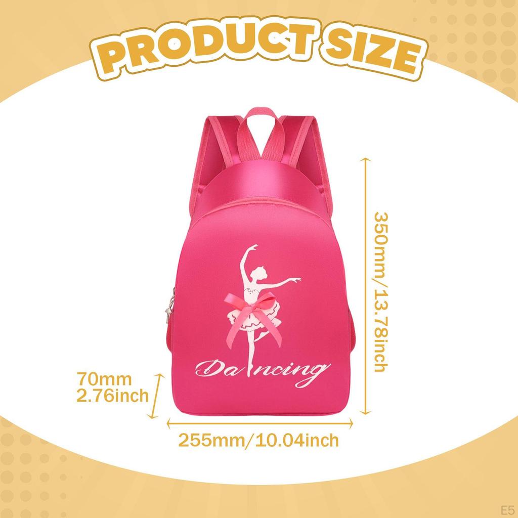 Ballet Dance Backpack Bag for Gymnastics Latin Dancing