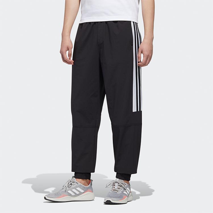 Adidas Neo Tapered Joggers Men Bottoms Black White GJ8759