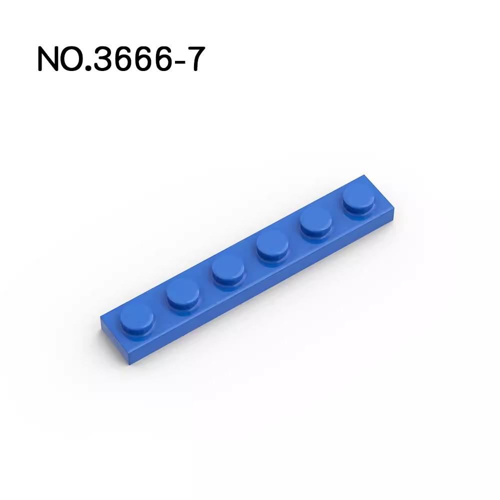 

20Pcs MOC Parts 3666 Plate 1 x 6 Compatible Bricks DIY Assmble Building Blocks Particle Kid Puzzle Assmble Toy Gift
