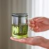 Meisni Borosilicate Glass Tea Infuser Cup