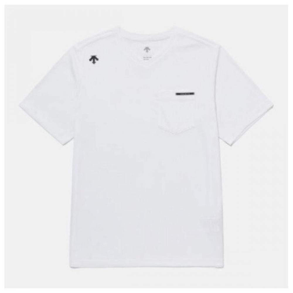 

Футболка с коротким рукавом DescenT KQF SP223UTS41 WHT Футболка с коротким рукавом и V-образным вырезом WHT White series/100