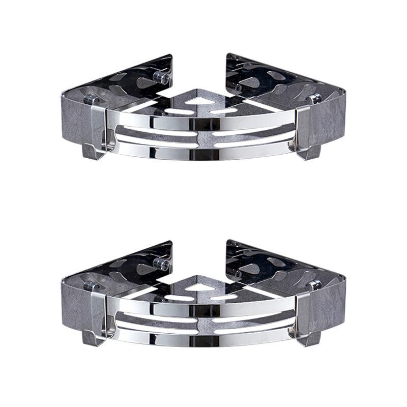 

304Угловой кронштейн для ванной комнаты из нержавеющей стали, полка для унитаза, треугольная корзина, прямая поставка с фабрики, угловая стойка для хранения