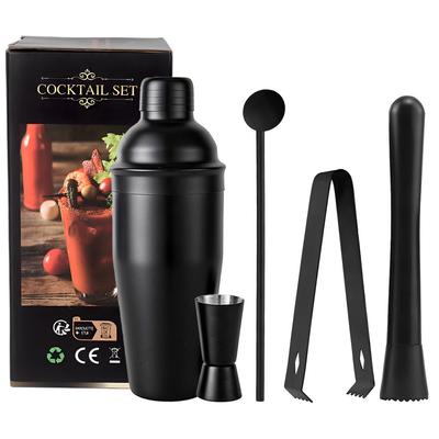 Stainless Steel Cocktail Shaker Five-piece Home Cocktail Kit Bar Tool