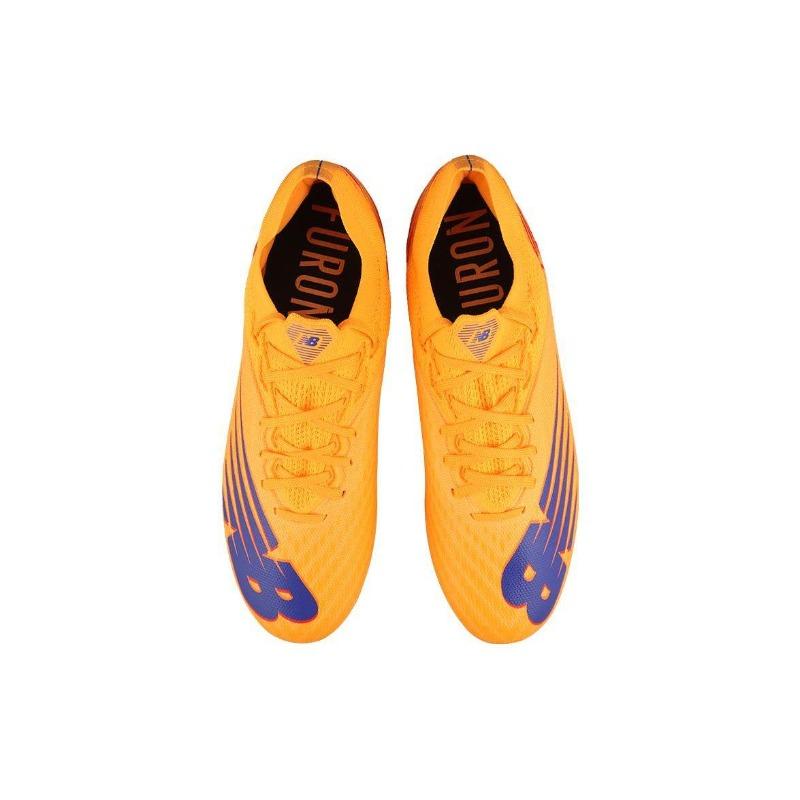New Balance Furon V6+ Destroy AG Unisex Orange Yellow Artificial Grass Football Shoes MSF2AA65