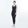 Mizuno Breath Thermo Leggings with Belly and Size LL Heat-Generating Underwear, High-Waist Wrap, Moisture-Wicking Heat-Generating, Women's, C2JBA892,
