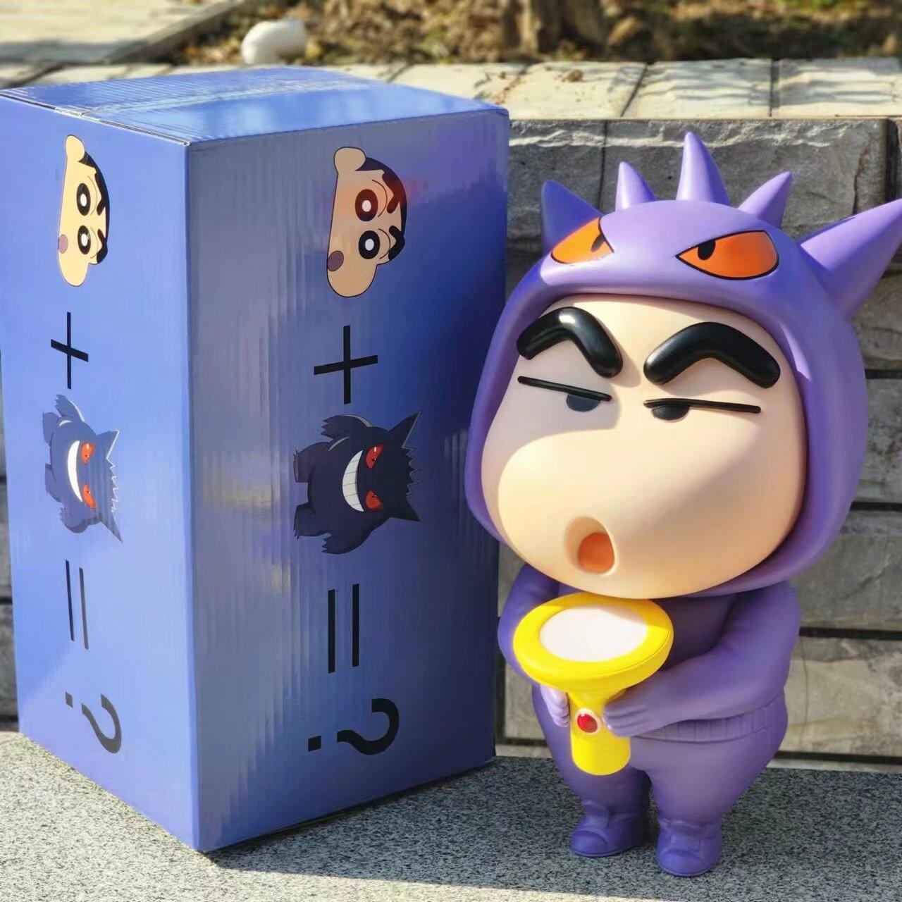 Nohara Shinosuke 1:1 Big Mouth, Pikachu Xiaoxin, Migrant Worker Xiaoxin, Geng Gui, Boxed Figure
