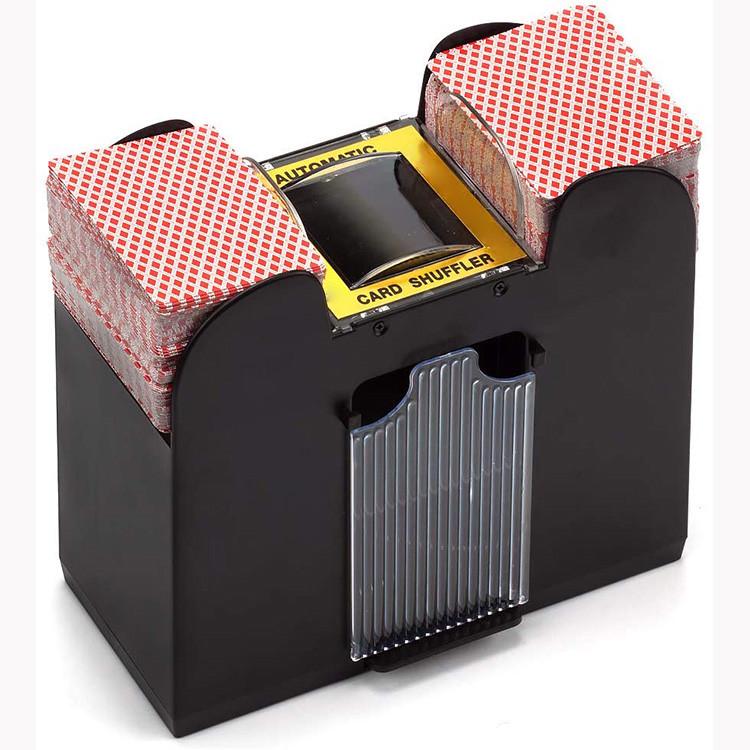 Buy Glasses 6 Deck Poker Card Shuffling Machine Automatic Battery