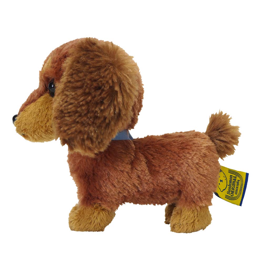 Sunlemon Pups Miniature Dachshund Brown S 13 X 16 X 14cm Stuffed Animal Dog P-5942