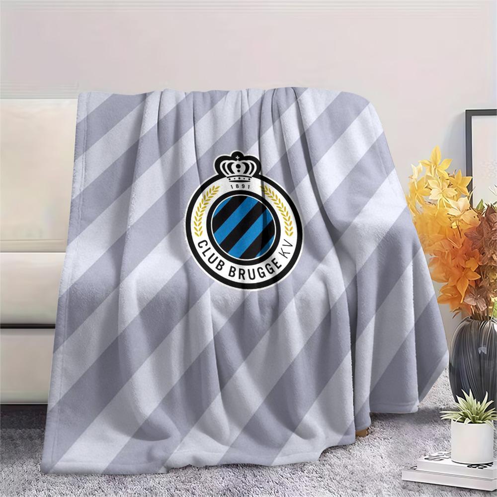 1PC Club Brugge KV Print FlAannel Blanket, High Quality Comfortable for All Seasons, Home Decor, Warmth and Comfort