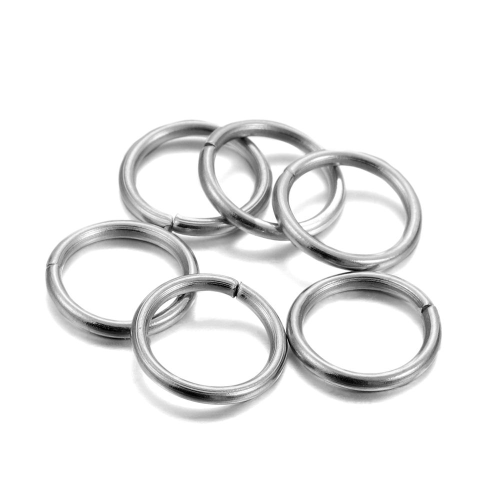 200Pcs Stainless Steel Open Jump Rings for Jewelry Making Supplies DIY Double Loops Split Rings Connectors For Jewelry Findings